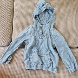 GAP Railroad Denim anorak, toddler sz 5
